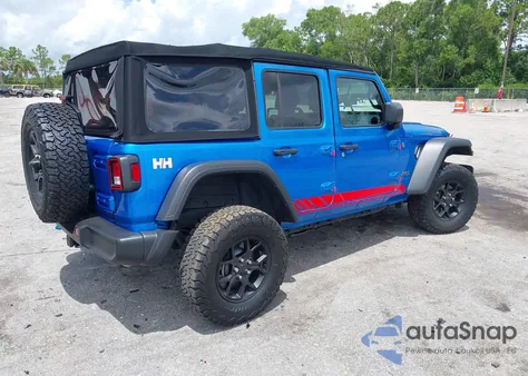 2024 Jeep Wrangler 4Xe Willys 4Xe from USA, damaged, VIN 1C4RJXN68RW226453